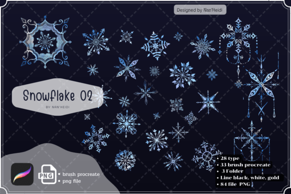 28 Snowflake 02 NHD: A Versatile Premium Font for Modern Design
