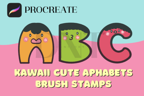 Bring Playful Charm to Your Projects with Kawaii Cute Alphabet Stamps