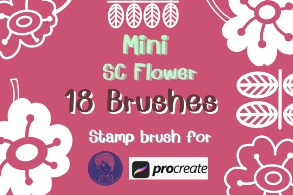 Effortless Charm: Using Mini Scandinavian Flowers Stamp Brushes