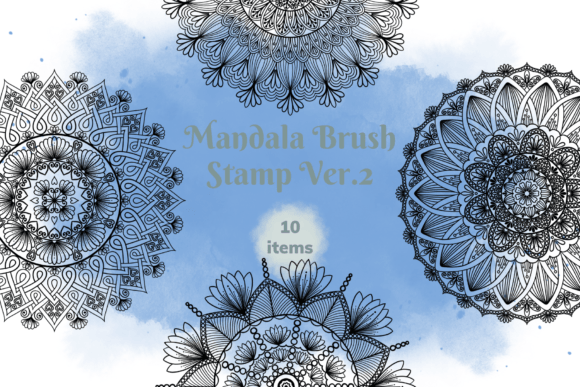Effortless Symmetry: Exploring the Mandala Brush Stamp Ver. 2 for Procreate