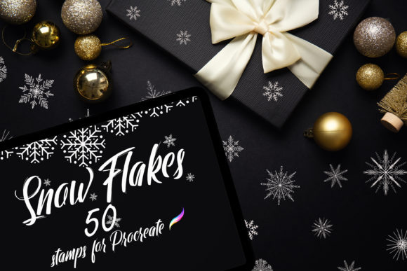Elevate Your Winter Projects with Hello Winter! Procreate Snowflake Stamps