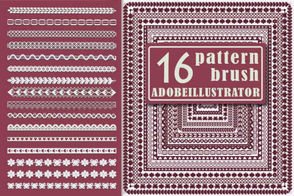 Lace Braid. Pattern Brushes: Your Shortcut to Elegant Design