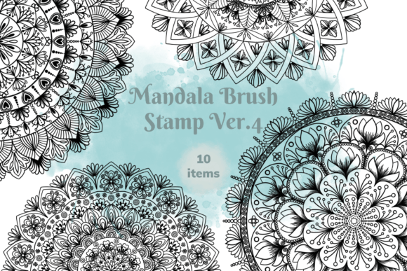Mandala Brush Stamp Ver. 4: Streamline Your Procreate Workflow