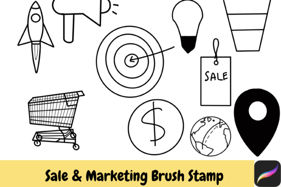 Marketing Procreate Brush Stamps: Instant Design Power