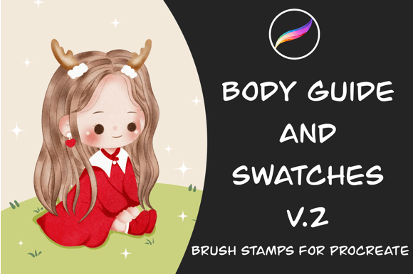 Mastering Whimsical Design: The Chibi Body Guide Stamp for Procreate