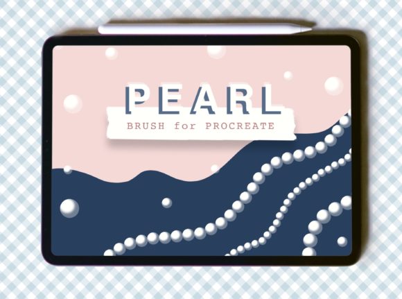 Pearl Brush | Dotted Line Brush: Elevate Your Procreate Art