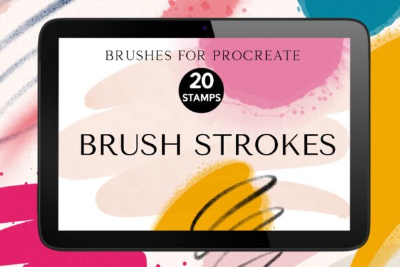 Procreate Stamps: Paint Brush Strokes for Dynamic Digital Art