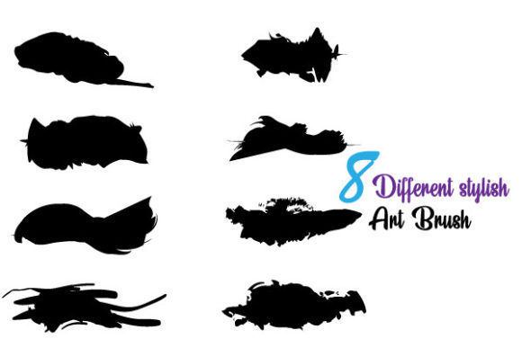 Unleash Raw Texture: 8 Paint Art Brushes for Illustrator