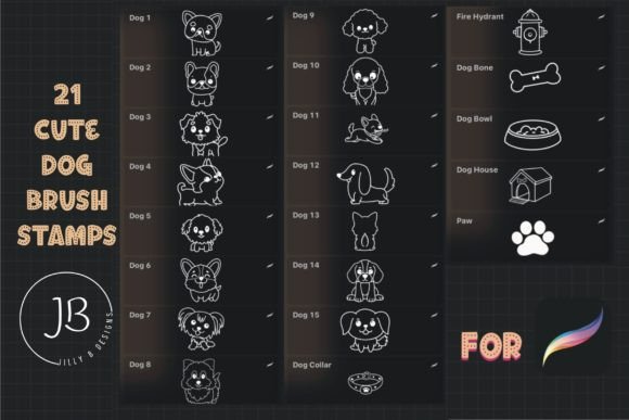 Unleash Your Creativity with Procreate Dog Brush Stamps