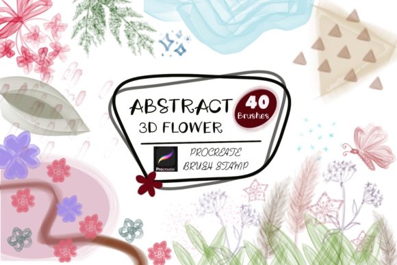 Unlock Artistic Depth with Abstract 3D Flower Procreate Brushes