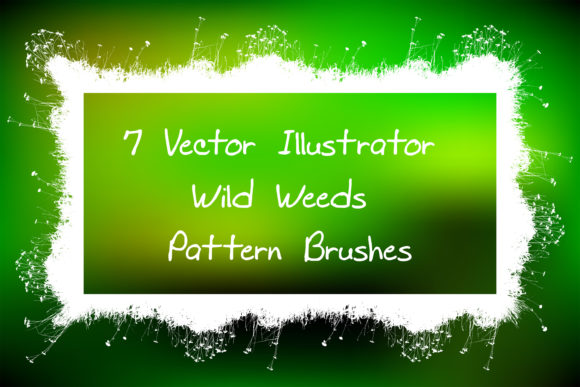 Wild Weeds Eco Illustrator Brushes: Natural Design