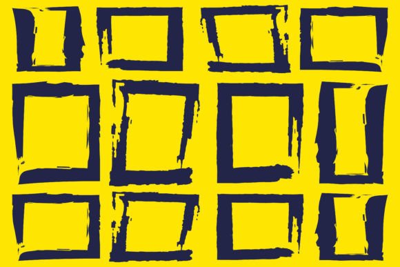 Yellow Background Paint Grunge Brush: Bold Visual Texture